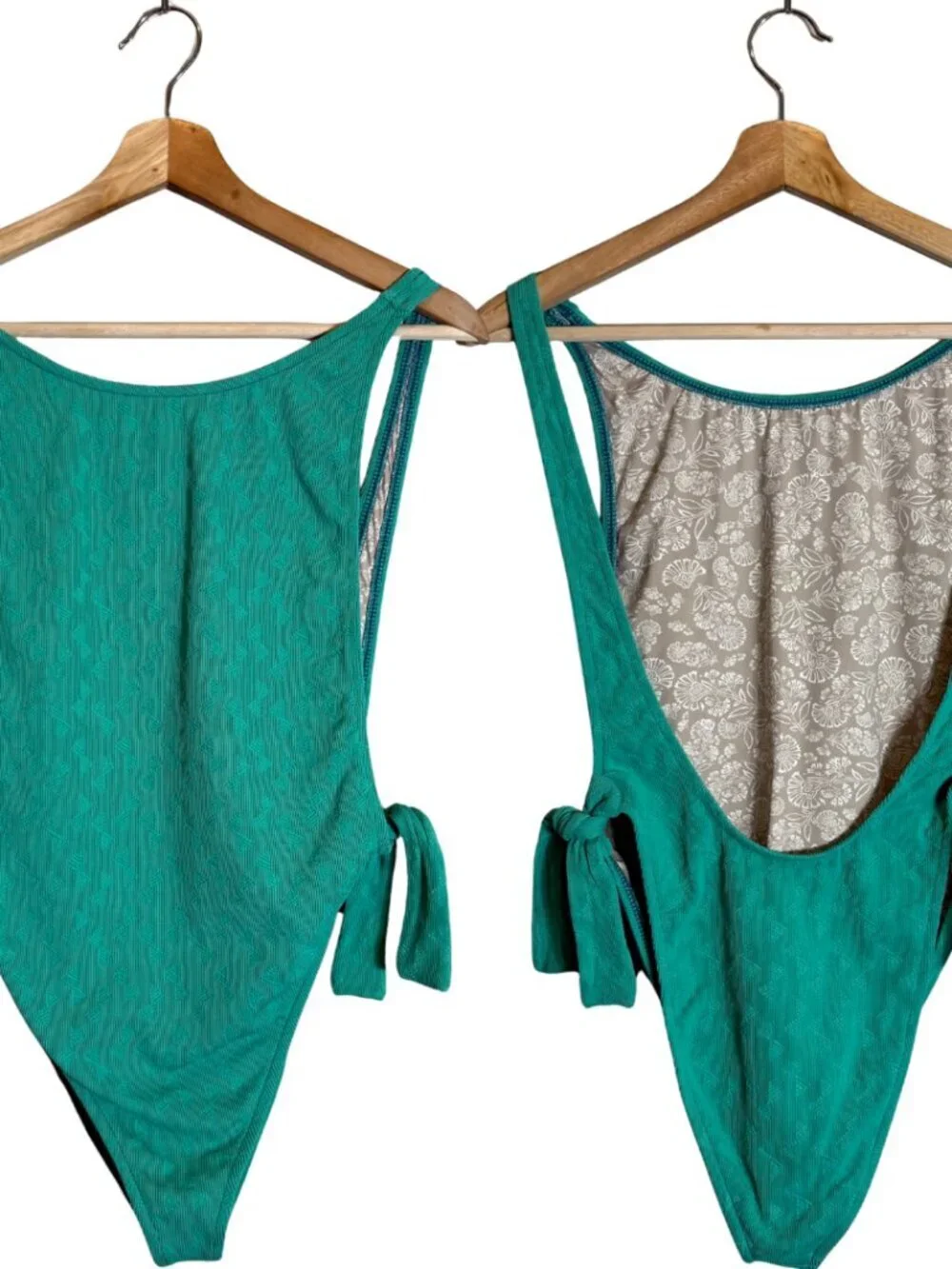 Free People free-est Pamela One Piece Swimsuit Women's Medium Mermaid Green NWT